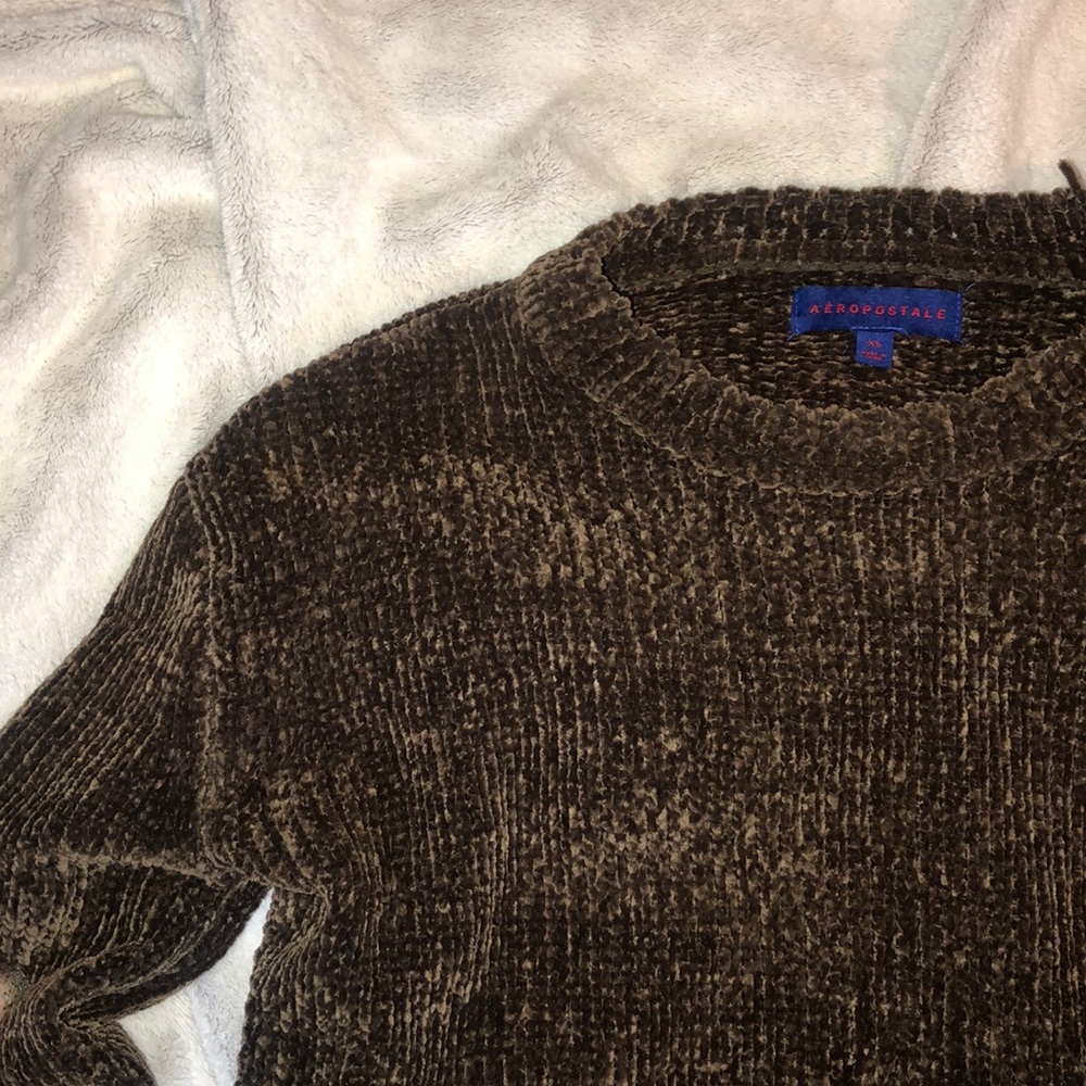 Cute velvet sweater